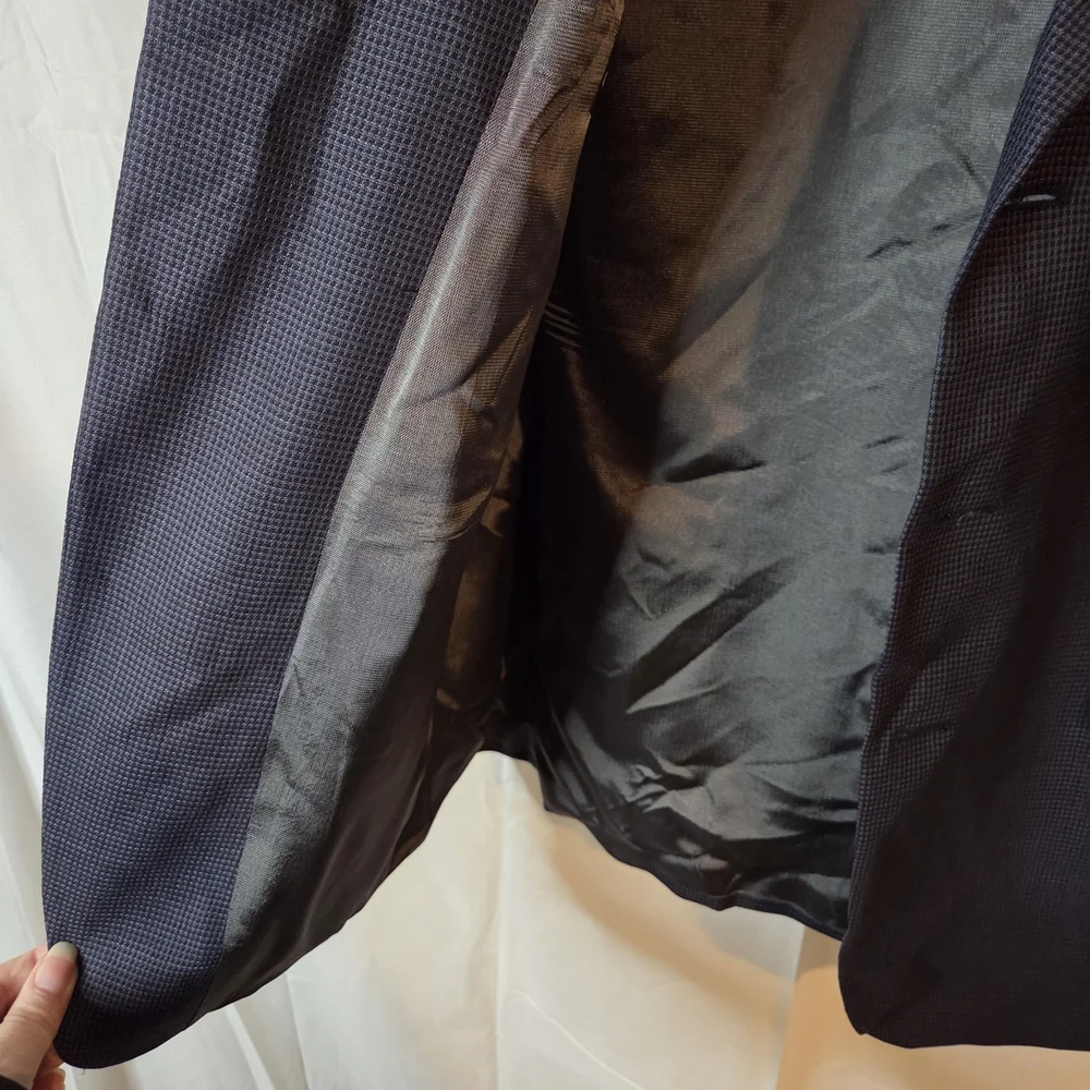 Oscar de la Renta Dark Gray Men's 3 Button Wool Sport Coat Size 42S